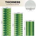thumbnail image 4 of Green Argyle Pattern Kitchen Rugs Sets Of 3,Kitchen Runner Rugs Non Skid Washable,Decorative Kitchen Floor Mats for Kitchen,Sink,Laundry,17"x30"+ 17"x47" + 17"x59", 4 of 6
