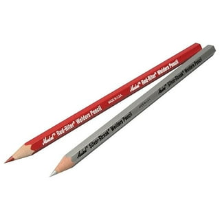 Silver Streak Welders Pencil with 12 Pcs Round Silver Refills, Metal Marker  