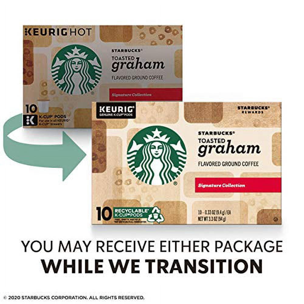 Toasted Graham Flavored Ground Coffee K-Cup Pods (10 Count Box)