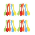 thumbnail image 2 of Ensemble de 24 Pcs Fourchette Couteau Cuillère Réutilisable 3 en 1 Ustensiles Colorés Kit Vaisselle Multifonctionnelle en Plastique pour Activités Extérieures, 2 of 8