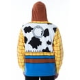 thumbnail image 6 of Disney Pixar Toy Story Men's I Am Woody The Cowboy Sheriff Costume Adult Sweatshirt Zip Hoodie, 6 of 6