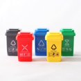 thumbnail image 6 of 3x 5Pcs Mini Trash Can with Opened Lids Rubbish Bin Garbage Ob11 Dolls Or 1:12 Dollhouse Furniture Decor DIY Scene Fairy Garden, 6 of 6