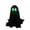 B, variant on 13.8" Light Up Ghosts Halloween Decorations Outdoor, Black Spooky Halloween Ghost with LED Light, Scary Ghost Halloween Decor for Indoor Party Home Table Mantel