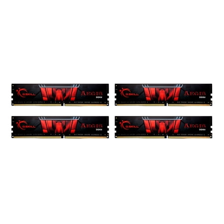 G.SKILL Aegis 32GB (4 x 8GB) DDR4 3200 (PC4 25600) Memory Kit Model F4-3200C16Q-32GIS