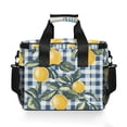 thumbnail image 7 of FORMRS Insulated Cooler Bag 24 Cans Capacity Soft Leakproof Lunch Box with Side Pockets, Retro Beige Lemon, 7 of 7