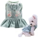 thumbnail image 1 of Vestido de arnés para perro con anillo de correa estampado de conejo falda de princesa para mascotas ropa de gato ropa de cachorro para perros pequeños medianos traje de perrito para niña Namotu CZCW-ZC414-9, 1 of 7