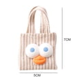 thumbnail image 6 of Mightlink Miniature Canvas Bag with Pattern,Fabric Mini Bag for Dolls Dress Up Toys,DollHouse Accessories for 1/6 1/12 Scale Dolls, 6 of 6