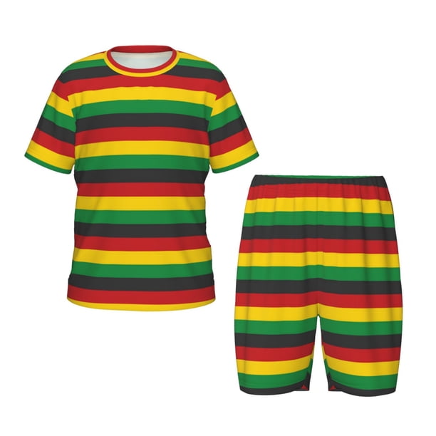 Balery Music Colors 1 Conjunto de Pijama Infantil de Manga Corta con Estampado – Ropa de Dormir de Algodón Suave-3X-Large