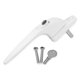 thumbnail image 1 of Universal Window Handle Inline Locking Espag Double Glazing White 40mm, 1 of 4