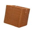thumbnail image 4 of Organizador de lavandería Cesta de almacenamiento plegable imitación plegable Bineta de almacenamiento de canasta de ratán para estante de despensa de, 4 of 8