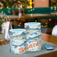 thumbnail image 3 of Yayeee Flameless Candles with Remote Flickering Battery Operated Multi Color Changing, Blue Sardines Pattern, 3 of 7