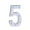 Numbers 5, variant on YMARPT LED Light Up Numbers, Decorative LED Light Up Number Letters, 0-9 Numbers Light Up Lights, LED Digital Light Up Standing Lights for Graduation Engagement Party Home Decor