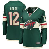 Women's Fanatics Matthew Boldy Green Minnesota Wild Home Breakaway Player Jersey
