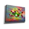 thumbnail image 2 of Epic Graffiti 'Colorful Flowers 2' by Ata Alishahi, Giclee Canvas Wall Art, 54"x40", 2 of 8