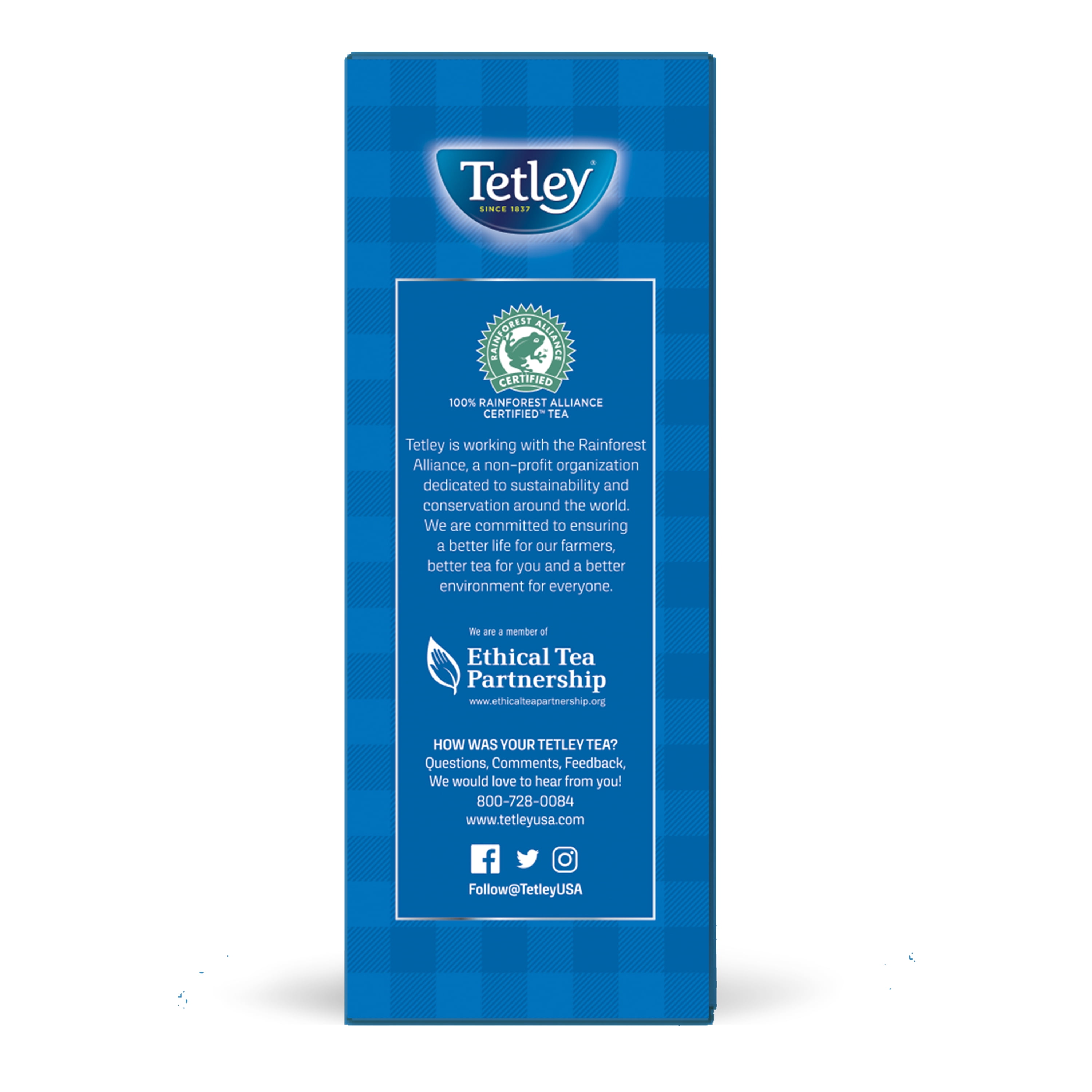  Tetley Black Tea, Classic, 100 Tea Bags (Packaging may vary),  Pack of 6
