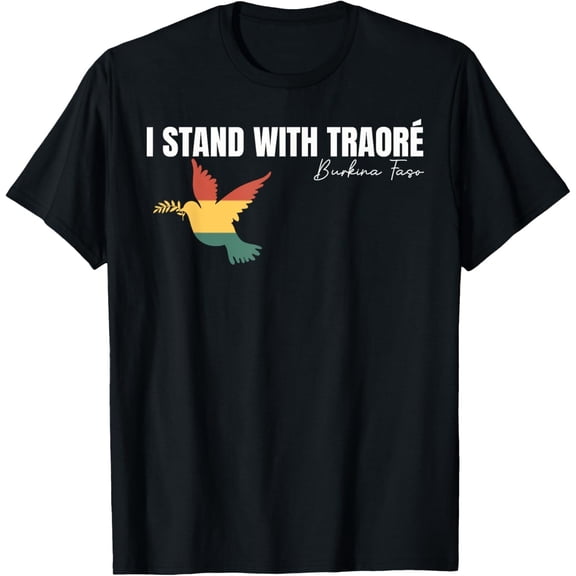 I Stand With Burkina Faso-Ibrahim Traoré Men Women T-Shirt