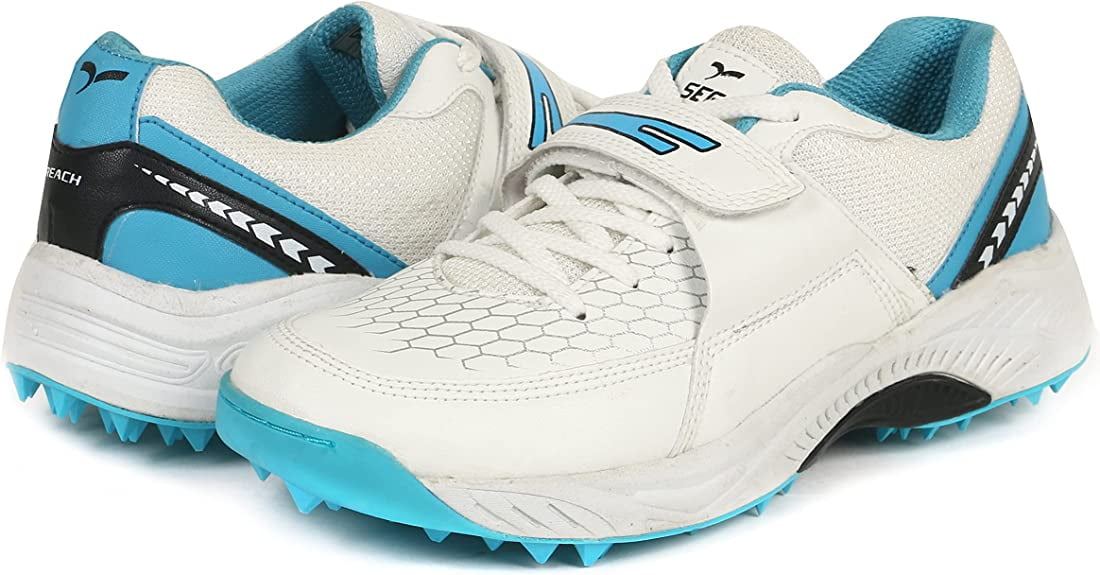 KD Willmax Sega Cricket Rubber Spike Shoes Rubber Sole for Field Hockey