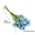 thumbnail image 6 of LShunze Small Daisy Artificial Flowers Mini Daises Flowers 2 Bouquets 10 Inch Faux Chamomile Silk Flowers Arrangements for Wedding, Vase Centerpiece Table Decorations, 6 of 8