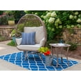 thumbnail image 2 of Tortuga Outdoor Rio Vista Outdoor Wicker Egg Chair with Legs and Swivel Base, 2 of 8