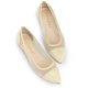 thumbnail image 1 of Zapatillas De Ballet Sin Cordones Allegra K Malla Puntiagudo Beige 41, 1 of 6
