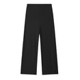 thumbnail image 3 of YUEHUA Women's Maternity Pants Casual Loose Wide Straight Leg Cozy Pant Pregnancy Palazzo Lounge Trousers with Pockets, 3 of 5
