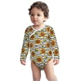 thumbnail image 2 of Xecao Cute Sunflowers Print Baby unisex-baby Cotton Long-sleeve Bodysuits-18 Months, 2 of 6