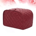 thumbnail image 5 of 1PC Two Slice Toaster Appliance Cover Dustproof Toaster Cover for Kitchen Home Restaurant (Red), 5 of 5