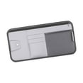 thumbnail image 3 of Organizador de bolsillo genérico para visera solar de coche, porta tarjetas, recibos y compartimento grande con cremallera para carnets de conducir,, 3 of 8
