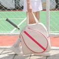 thumbnail image 2 of Tennis Racket Bag Racquet Covers, Badminton Racket Storage Badminton Bag, Portable Tote Tennis Handbag Tennis Bags Outdoor Sport White, 2 of 7