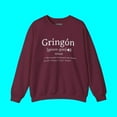 thumbnail image 4 of Gringon Fleece-Lined Crewneck Sweater | For the Gringos Mas Chingon Joke Latinos | 3 Colors, 4 of 7