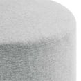 thumbnail image 4 of Ottoman Accent Chair, Grey Gray, Fabric, Living Kitchen Cafe Bistro Hospitality Restaurant, Modern Contemporary HB36595, 4 of 7