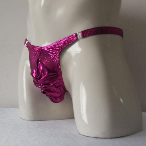 con bolsa ostentosa para hombre ropa interior con hebilla suspensorio en ropa interior para discoteca espalda en T Yuyangstore Sexy tanga Walmart en linea