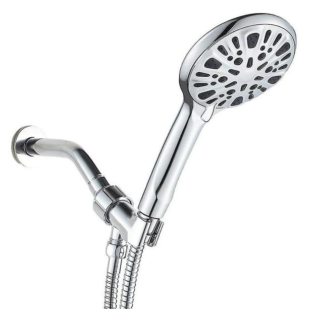 Cabezal de ducha, cabezal de ducha de mano de alta presión de 9 configuraciones con spa de masaje y modo de pausa, fácil de