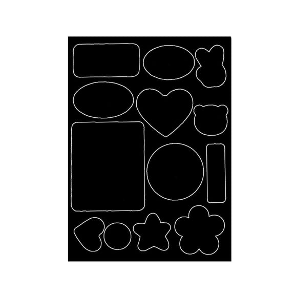30-Pack Seamless Repair Patches for Outdoor Gear, Adhesive Fabric Patches for Down Jacket & Backpack, Water Repellent & Washable, Assorted Colors, Black
