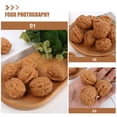 thumbnail image 3 of AURARMLET 8Ud Artificial De Nueces Marrones Realistas Para Fotografía Y Del Hogar, 3 of 7