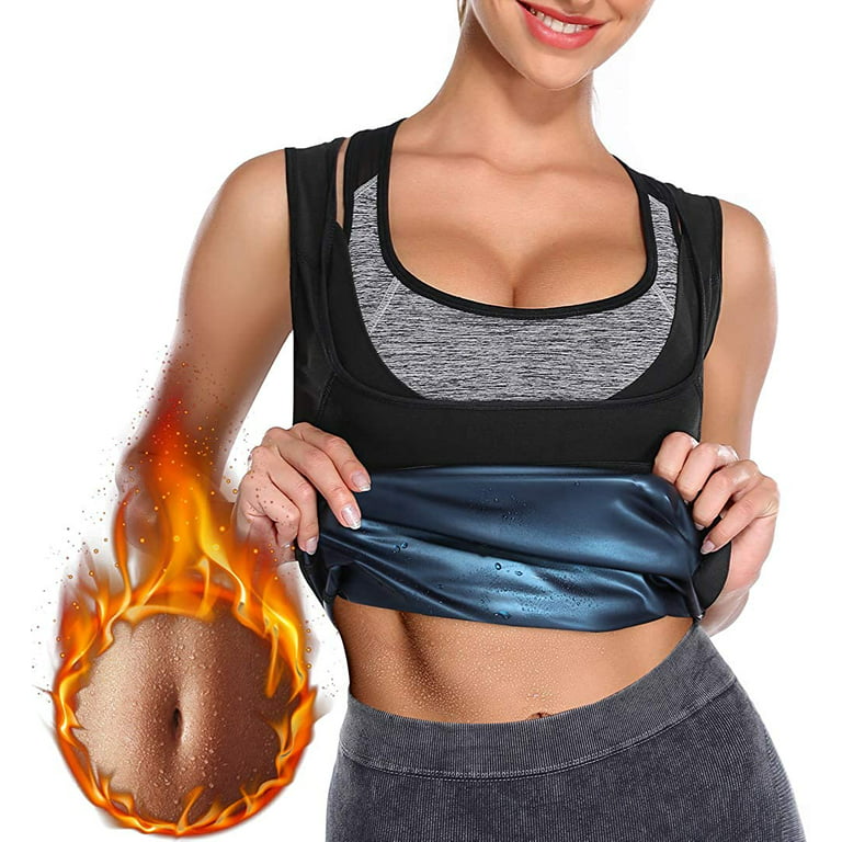 Sweat Shaper Vest For Women, Polymer Shapewear, Workout Tank Top
