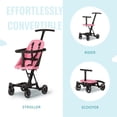 thumbnail image 5 of Dream On Me Lightweight and Compact Coast Rider Stroller with One Hand Easy Fold, Adjustable Handles and Soft Ride Wheels, Pink, 365-PINK, 5 of 5