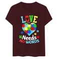 thumbnail image 3 of CHENge Autism Awareness Shirt Women Autism Support Month T Shirts Autism Mom Tee Autistic Acceptance Inspirational Tops, 3 of 5