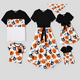 thumbnail image 1 of PatPat Halloween: Conjuntos de Vestidos con Estampado de Calabaza y Camisetas de Mangas Cortas a Bloques de Color para Familias en Tono de Halloween, 1 of 2