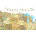 thumbnail image 5 of GeoJango USA Map Poster With Travel Destinations - Gold (30x20 Inches), 5 of 7