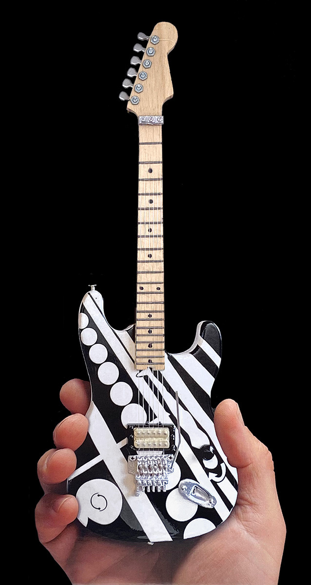 EVH - Eddie Van Halen - Circles Mini Guitar Replica Collectible