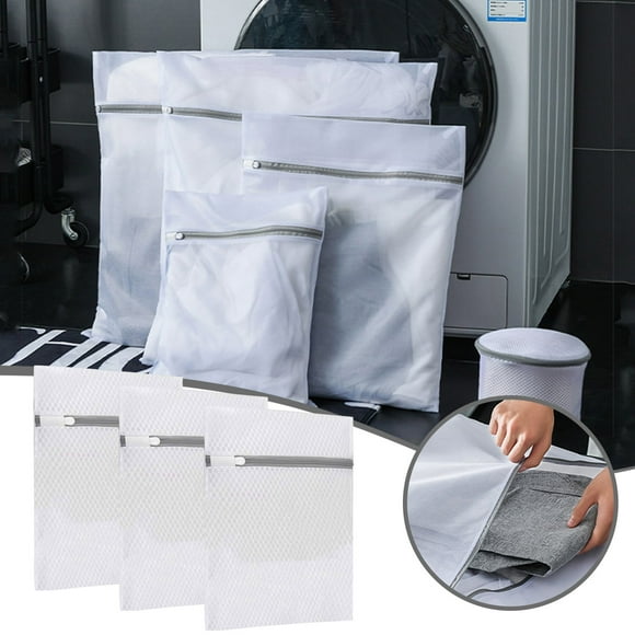 3Pcs Laundry Bag, Clearance Sale! Homng White Air Vacuum Bag, Mesh Laundry Bags 3Pcs Small Honeycomb Laundry Wash Bag for Stocking Underwear