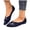 Blue, variant on Women's Pointed Toe Ballet Flat Shoes Fashion Glitter Wedding Shoe Casual Slip On Comfortable Dressy Flat