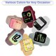 thumbnail image 4 of UBIUO 5 Pack Sport Bands Compatible with Apple Watch Band 49mm 45mm 44mm 42mm 41mm 40mm 38mm, Soft Silicone Strap Replacement Wristband for iWatch Ult, 4 of 4