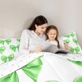 thumbnail image 6 of Manfei Princess Bowknot Bedding Sets Twin with Comforter, Kawaii Ribbon Duvet Insert, Cute Cartoon Reversible Comforter Sets Twin Size, Ultra Soft Room Decorative, 2-Piece, 6 of 9