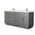 thumbnail image 7 of Wyndham Collection Wcg262672d-Vca-Unsmxx Beckett Tk 72" Free Standing Double Basin Vanity, 7 of 7