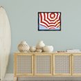 thumbnail image 4 of Stupell Industries Mid-Century Red & White Umbrella Black Floating Frame Canvas Art, 21 x 17, by June Erica Vess, 4 of 8