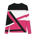 thumbnail image 5 of TFEOQRY Tween Girls Fashion Printed Shirts Long Sleeve Crewnecks Tops Dressy Casual Color Block Blouses Clothesv Shirts, 5 of 5