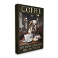 thumbnail image 4 of Stupell Industries Coffee Important Meal Dog Animals & Insects Painting Gallery Wrapped Canvas Print Wall Art, 30 x 40, 4 of 8