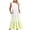 Yellow, variant on Uaswgudfs Sleeveless Tiered Ruffle Midi Dress - Elegant Casual Summer Dresses for Women 2025 with Front Pockets & Flowy Fit Green L
